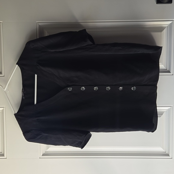 Nanette Lepore Tops - Nanette Lepore 100% Silk Button Down Blouse